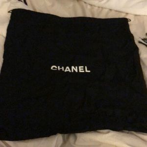 Large Square Chanel Dust bag.  Draw string.